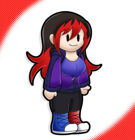 Attempt at replicating the art style with my Sona (Paper Mario The Thousand Year Door) Attempt at replicating the art style with my Sona (Paper Mario The Thousand Year Door)