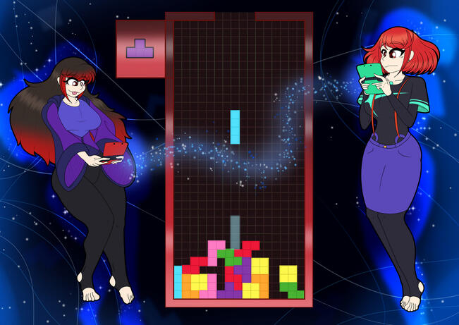 Full piece with character and background. Full piece with character and background.