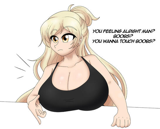 Half body fully shaded - meme trend Commission Half body fully shaded - meme trend Commission