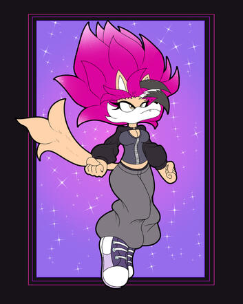 Flat full sonic OC Commission Flat full sonic OC Commission