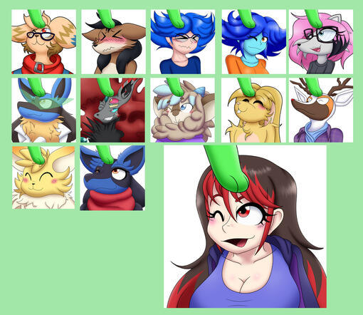 Full headshot Commissions Full headshot Commissions